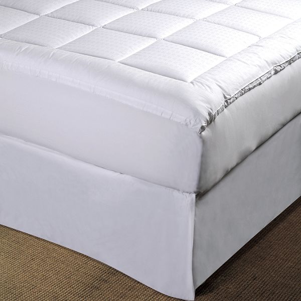 330TC Swiss Dot Pillowtop Mattress Pad