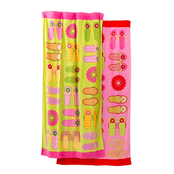 Tropical Escape Reversible Flip Beach Towel