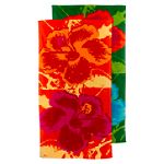 Tropical Escape Fiber Reactive Hibiscus Beach Towel