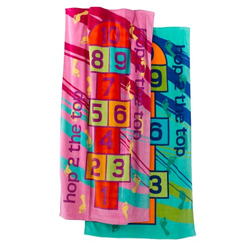 Tropical Escape Fiber Reactive Hop Beach Towel