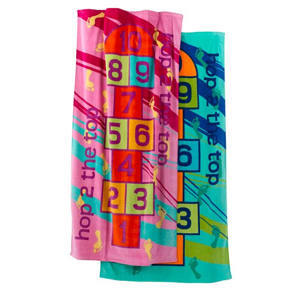 Tropical Escape Fiber Reactive Hop Beach Towel
