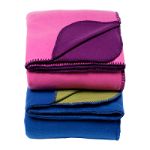 Colormate Fleece Reversible Blankets