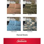 Sunbeam Printed Flannel Sheets