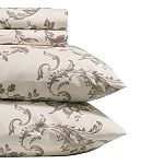 Lands' End Cream Floral Sheet Set