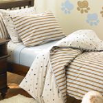Lands' End Bear Print Sheet Set