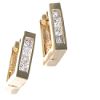 1/2ct Princess Cut Diamond Earrings