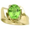 Oval Peridot Ring