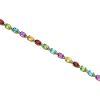 Oval Multi-Gemstone Bracelet - 7in