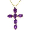 Amethyst Cross Pendant