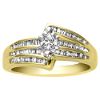 Marquise and Baguette Diamond Ring 10K