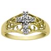 Diamond Cross Ring