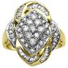 Round and Baguette Diamond Ring