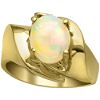Oval Opal Ring 10K