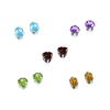 INCREDIBLE BUY! Gemstone Earring 5-Piece Stud Set