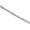 1 1/2ct tw Antique Look Diamond Filigree 7 1/4in Bracelet set in 14K White Gold