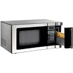 Daewoo 1000 Watt 0.9 cu. ft. Compact Microwave Oven with Built-in 2 Slot Toaster
