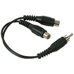 RCA 3 in. Y Adapter