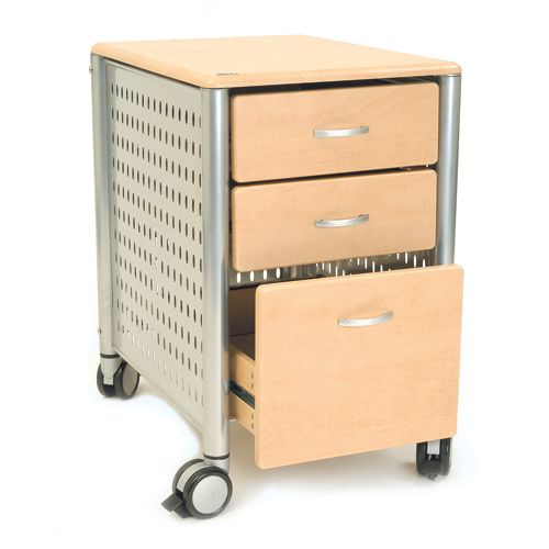 Leda Mobile File Cabinet - Maple