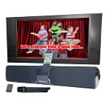 Emerson 100W Home Theatre Speakers With iPod Dock and Karaoke. Plus Integrated SubWoof