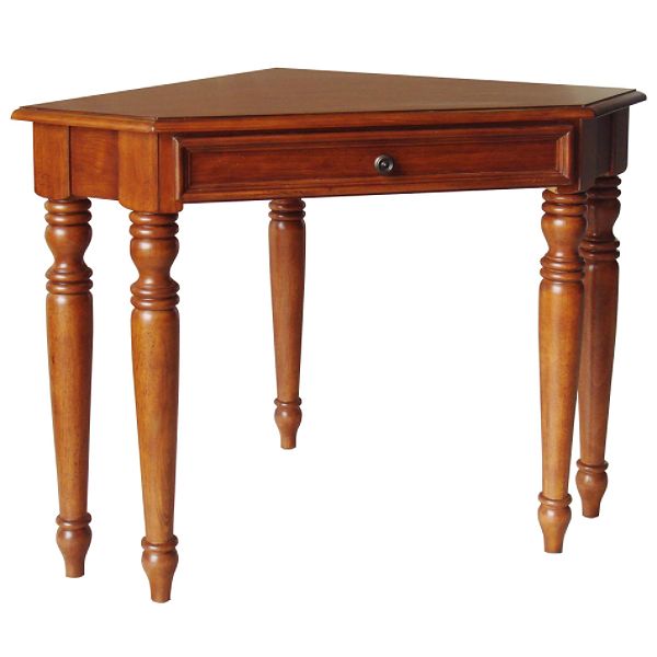 Home Styles Homestead Corner Laptop Desk with Drawer - Warm Oak