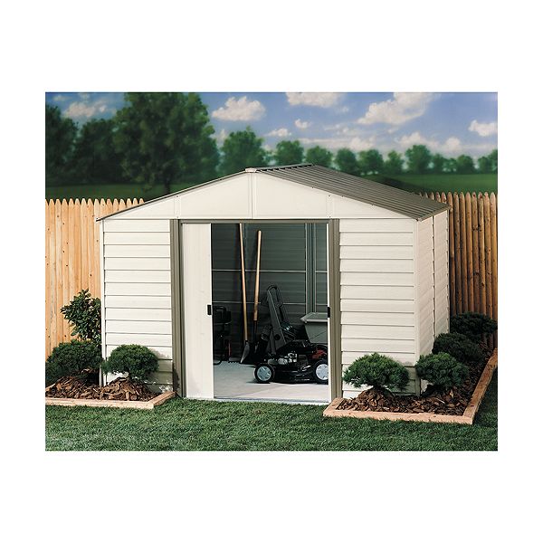 Arrow Buildings VM1012 Vinyl Coated Steel Shed w/ Horizontal Siding