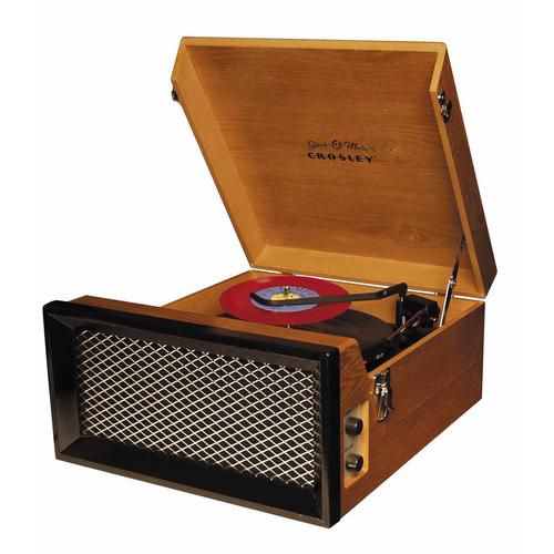 Crosley - Record Changer Turntable, Collegiate Stack-O-Matic / Oak