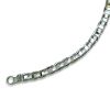 10k/Ss 9 in. Railroad Track Link Bracelet