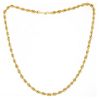 10kt Gold 5mm 20" Rope Necklace