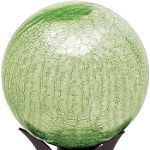 Achla 10-Inch Gazing Globe Light Green Crackle