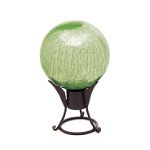 Achla 12-Inch Gazing Globe Light Green Crackle