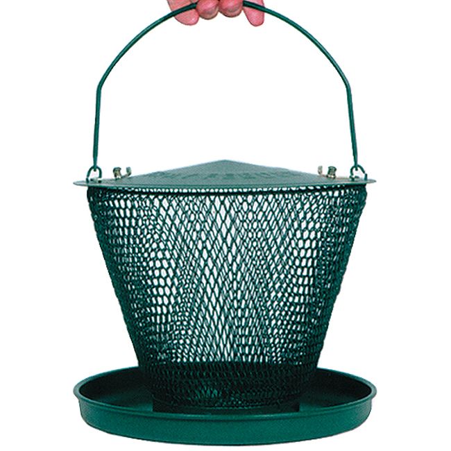 No-No Feeder Forest Green Birdfeeder with Tray