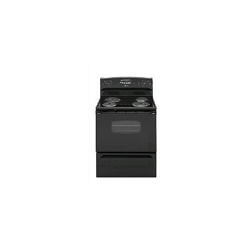 Maytag MER5551BAB 30" Freestanding Electric Range with Delay Start and Keep Warm Setting: Black