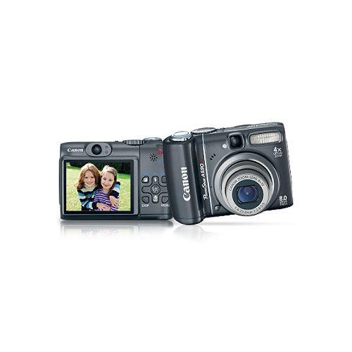 Canon PowerShot A590IS 8MP Digital Camera with 4x Optical Image Stabilized Zoom