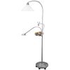 Armchair Magnifying Lamp-Satin Silver