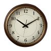 17.8in Gold Bezel Wall Clock