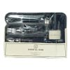 50-piece Black Handle Flatware Set