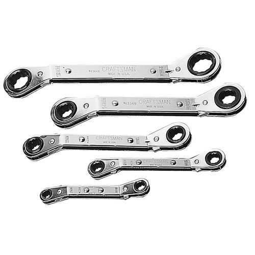 Craftsman 5 pc. Wrench Set, Offset Ratchet Metric
