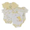 Unisex Creeper - Yellow Combination - 4-pack