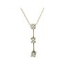 1/4 Carat t.w. 3 Stone Diamond Pendant With Chain 10 kt