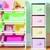 kids Tower Organizer 4 Bin White/Pastel