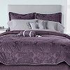 Plum Damask Complete Bed Ensemble