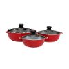 Red Caldero Fundido Cast Aluminum Cookware