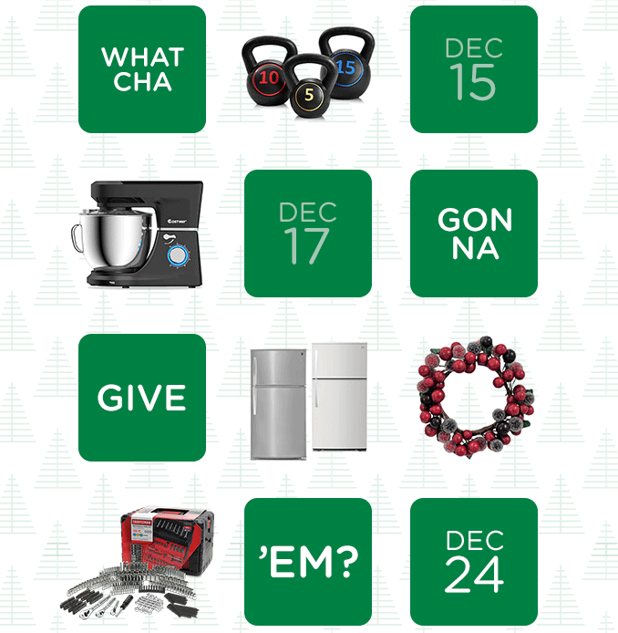 WHAT CHA GONNA GIVE 'EM?