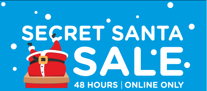 SECRET SANTA SALE | 48 HOURS | ONLINE ONLY