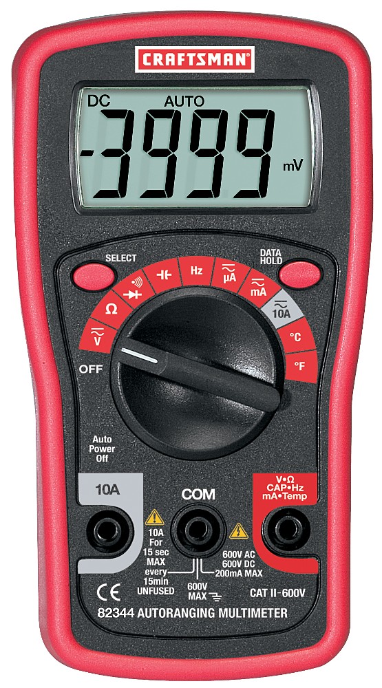 Craftsman Digital Mini Multimeter - $15 | Audiokarma Home Audio Stereo ...