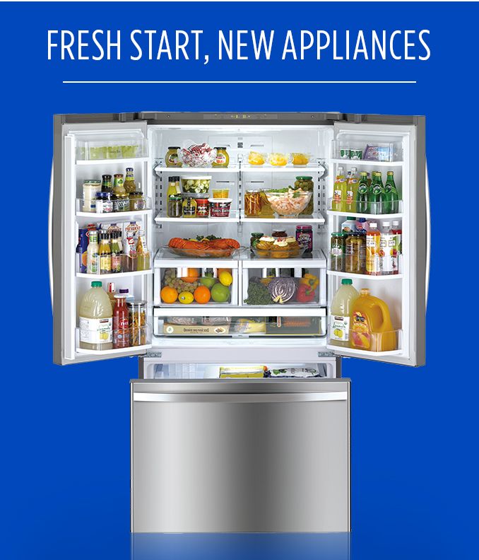 FRESH START, NEW APPLIANCES