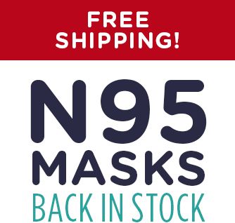 FREE SHIPPING! | N95 MASKS BACK IN STOCK