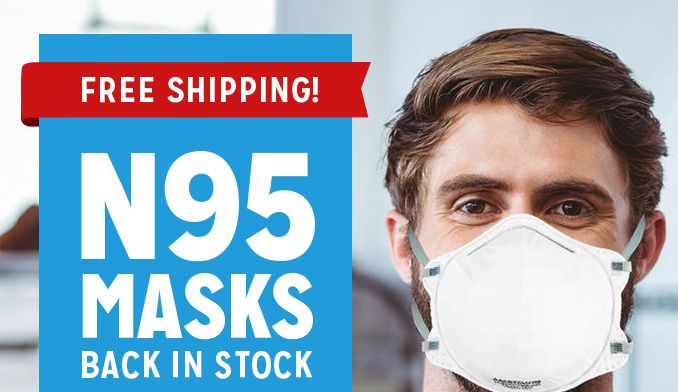 FREE SHIPPING! | N95 MASKS BACK IN STOCK