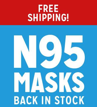 FREE SHIPPING! | N95 MASKS BACK IN STOCK