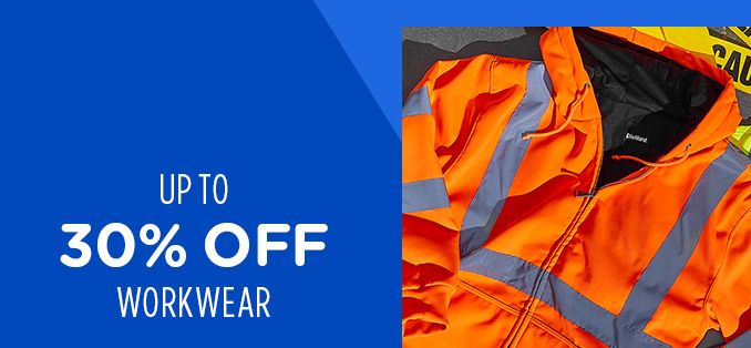 UP TO 30% OFF WORKWEAR